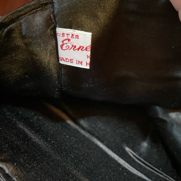 Mister ernest evening black sequin Rectangular clutch - Picture 5 of 10